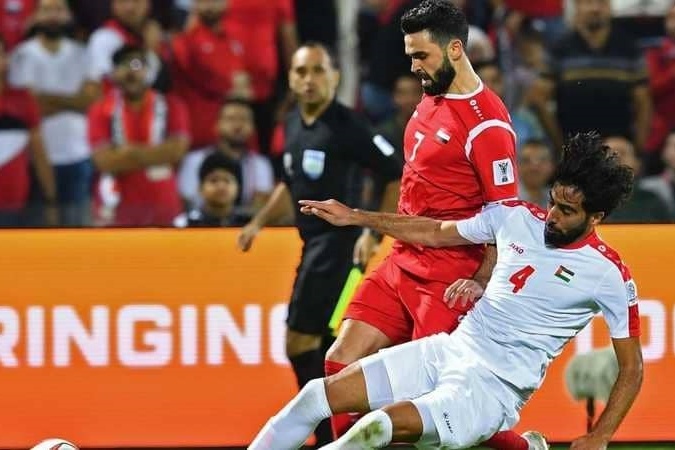 نقطة ثمينة للفدائي أمام المنتخب السوري بكأس آسيا