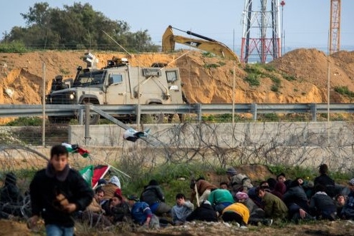 اعتقال فلسطيني اجتاز سياج غزة حاملا سكين