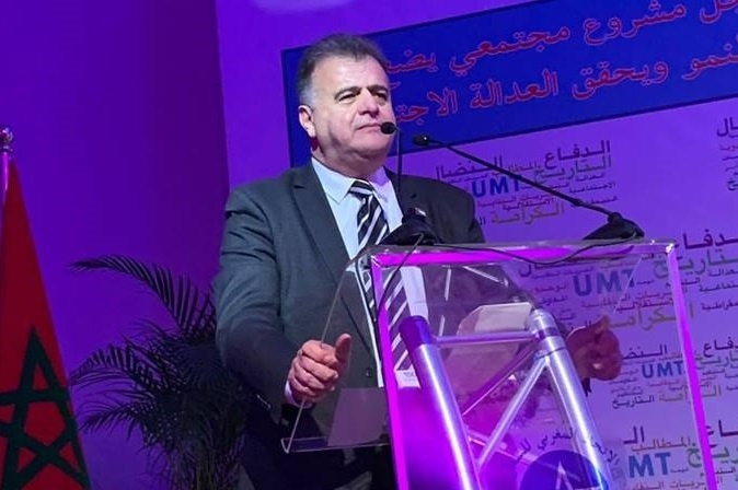 سعد يشارك بأعمال المؤتمر الـ12 للاتحاد المغربي للشغل