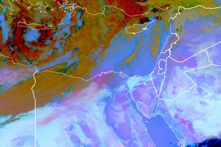تصل الليلة- موجة غبار تتجه لفلسطين